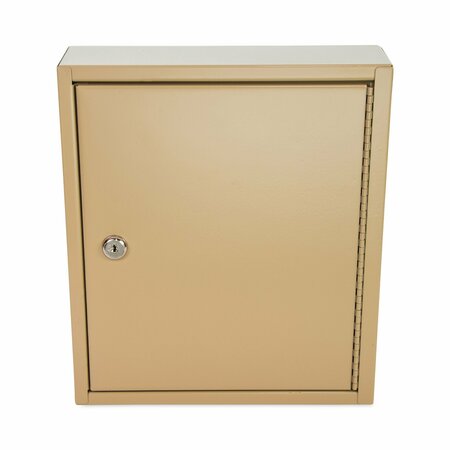CONTROLTEK Key Lockable Key Cabinet, 60-Key, Metal, Sand, 10.63 x 3 x 12.13 500131